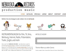 Tablet Screenshot of nebraskarecords.de